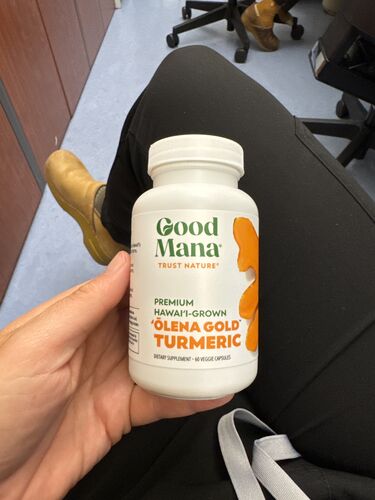 Good Mana | 'Ōlena Gold Turmeric Capsules, Hawai'i-Grown Premium