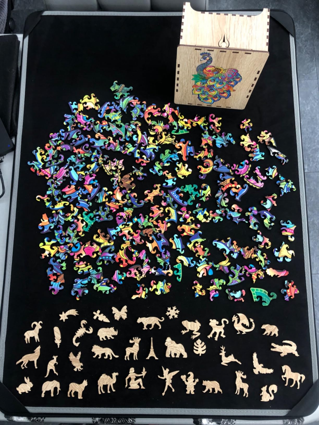 Puzzle En Bois Woodvio - Panda (35 X 37 Cm, 217 Pièces) Pour Adultes Et Enfants